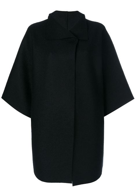 Black oversized cape jacket Harris wharf london - women